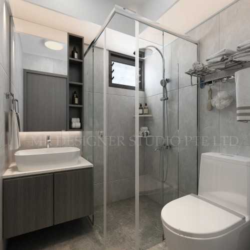 Contemporary Bathroom at Mcnair road