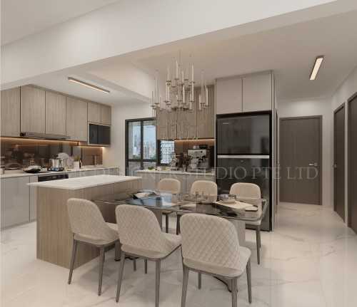 Contemporary Kitchen at Mcnair road