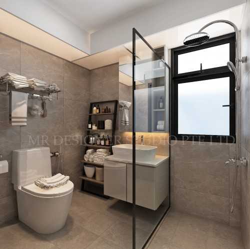 Contemporary Bathroom at Mcnair road