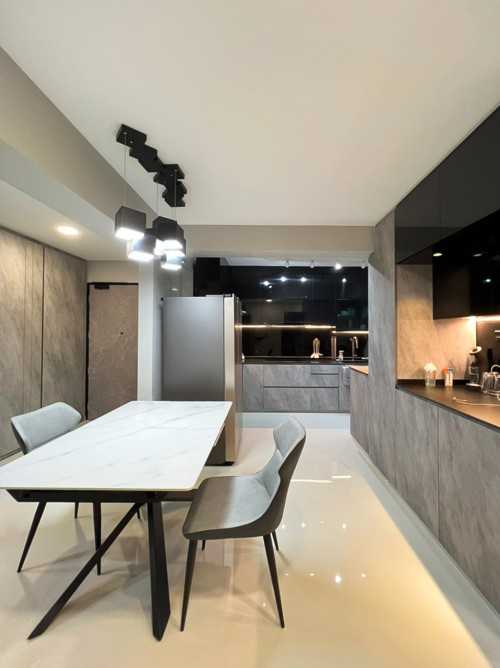 Scandinavian Dining Room at Senja Heights