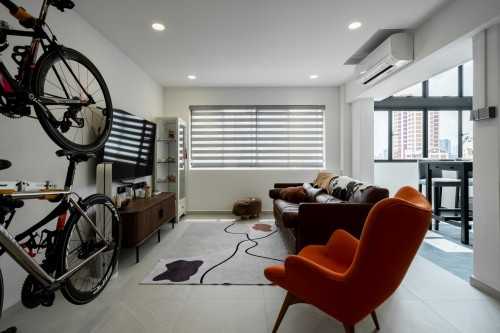 Contemporary Living Room at Bishan | 261 Bishan