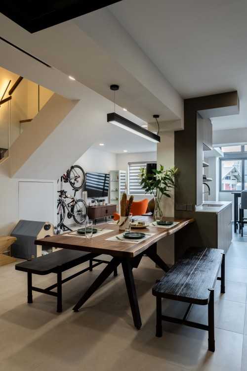Contemporary Dining Room at Bishan | 261 Bishan