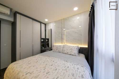 Contemporary Bedroom at 3 Room condo @ Botanique