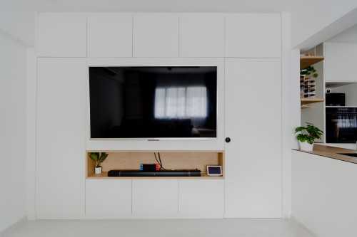 Modern Living Room at 101 Pasir Ris St 12