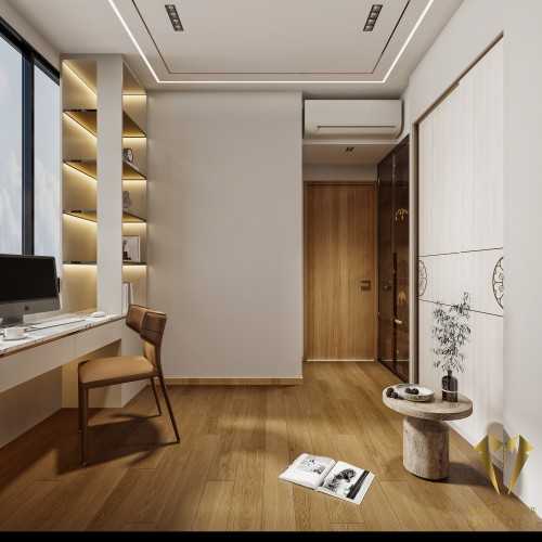 Contemporary Study at Nyon condo