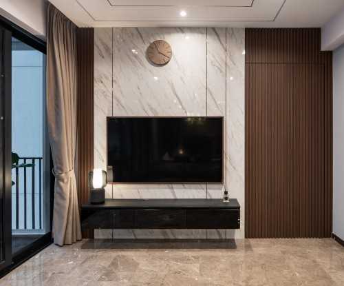 Contemporary Living Room at edgedale isle