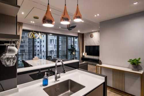Contemporary Kitchen at edgedale isle