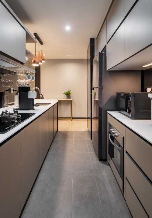 Contemporary Kitchen at edgedale isle