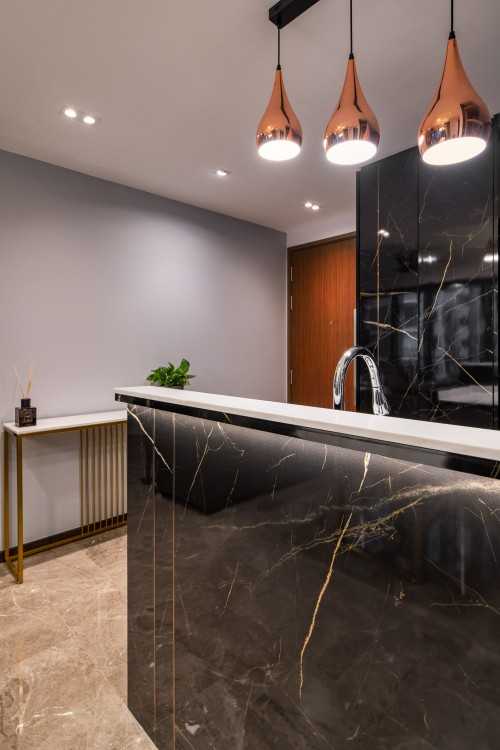 Contemporary Living Room at edgedale isle