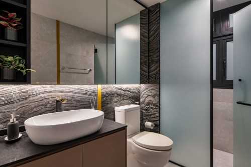 Contemporary Bathroom at edgedale isle