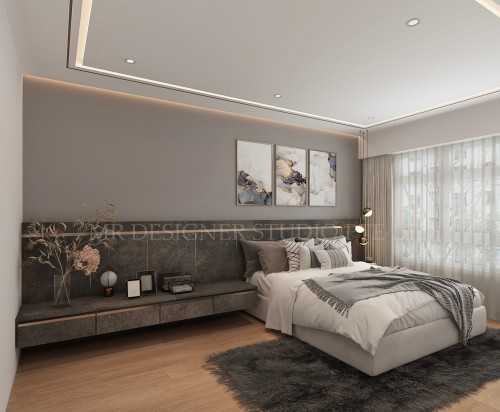 Scandinavian Bedroom at 411 northshore