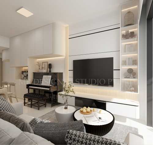 Scandinavian Living Room at Piermont grand 2