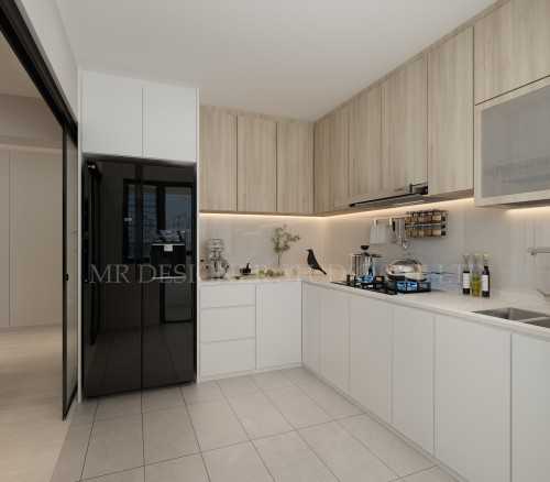 Contemporary Kitchen at Tampines greenvines