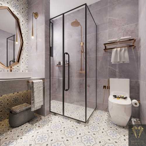 Contemporary Bathroom at Pebble bay