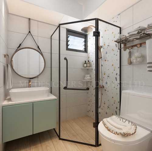Country Bathroom at Clementi 209B