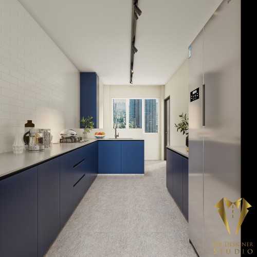Contemporary Kitchen at Tampines ave 4