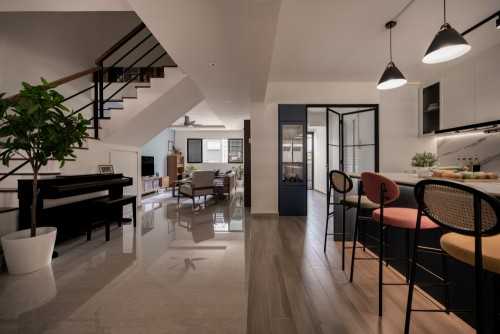 Modern Living Room at Bishan Street 23