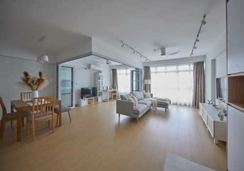 Scandinavian Living Room at Compassvale Bow