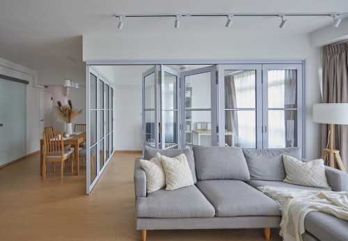 Scandinavian Living Room at Compassvale Bow
