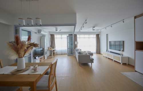 Scandinavian Living Room at Compassvale Bow