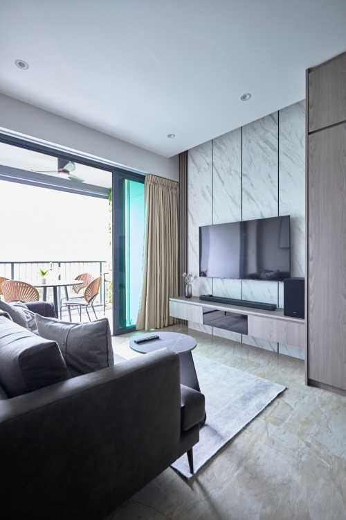 Modern Living Room at Kingsford Waterbay