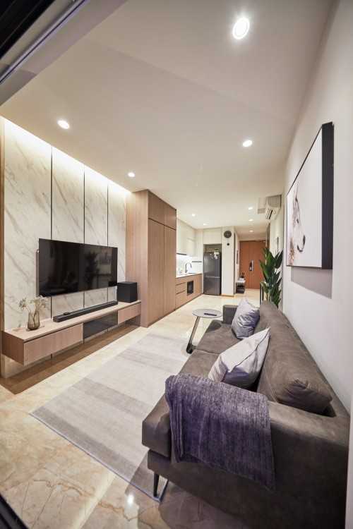 Modern Living Room at Kingsford Waterbay