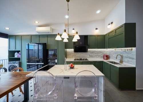 Transitional Kitchen at Jalan Kuak