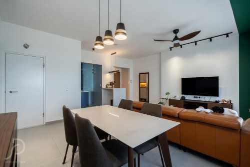 Modern Dining Room at Tampines | Tampines Greenverge