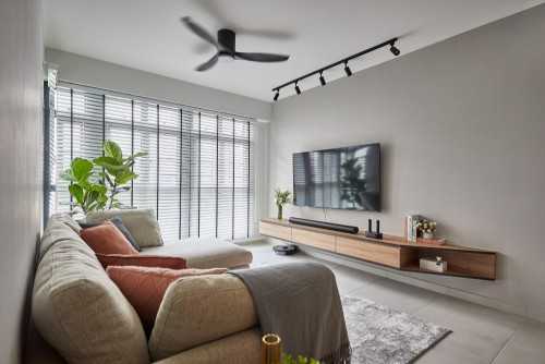 Contemporary Living Room at Alkaff Courtview