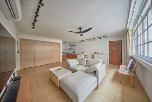 Scandinavian Living Room at Ubi Avenue 1
