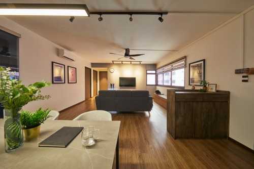 Contemporary Living Room at Jalan Rumah Tinggi