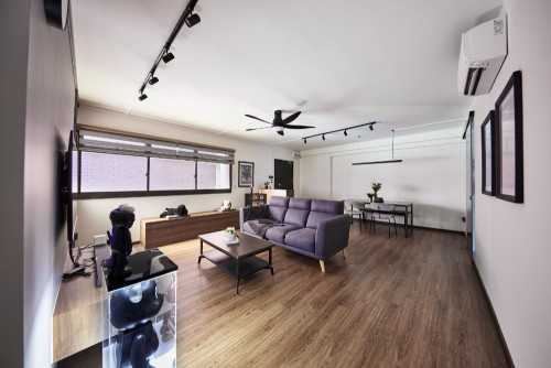Contemporary Living Room at Jalan Rumah Tinggi