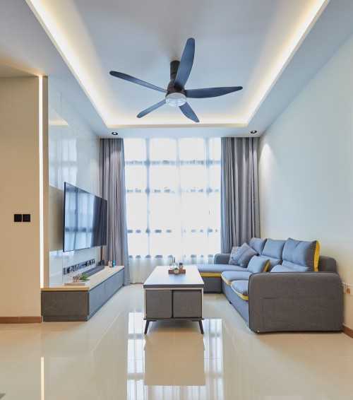 Contemporary Living Room at Northshore Drive