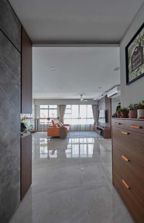 Contemporary Entryway at Ang Mo Kio Street 23
