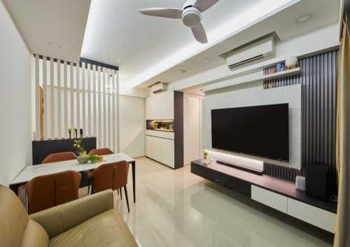 Contemporary Living Room at Rivercove Residences