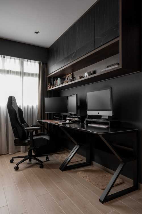 Contemporary Study at BTO 4 room Modern Luxury