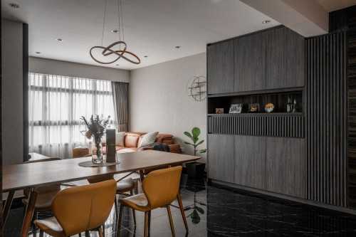 Contemporary Living Room at BTO 4 room Modern Luxury