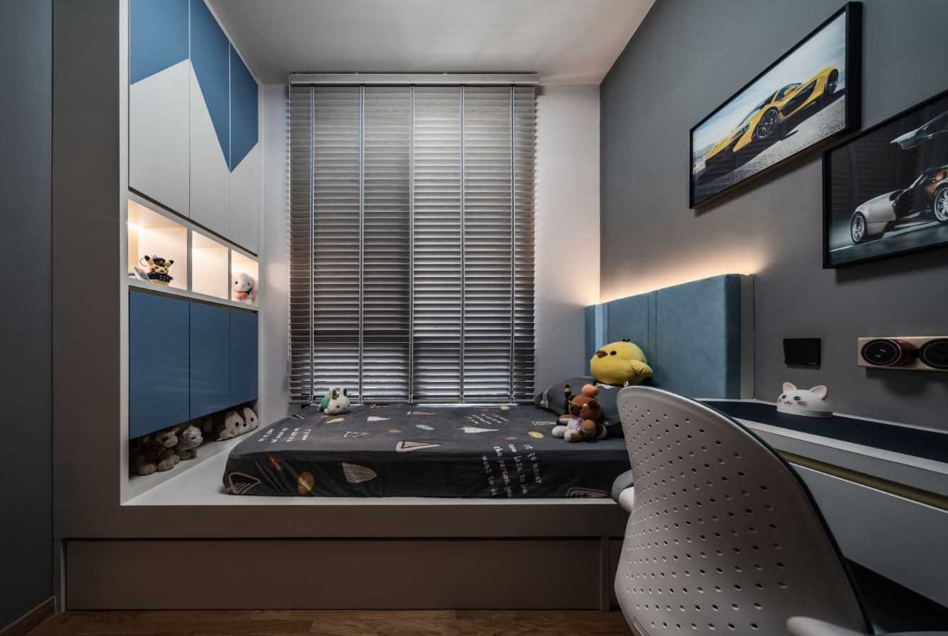 Modern Kids Room with Children's Beds and Children's Accessories