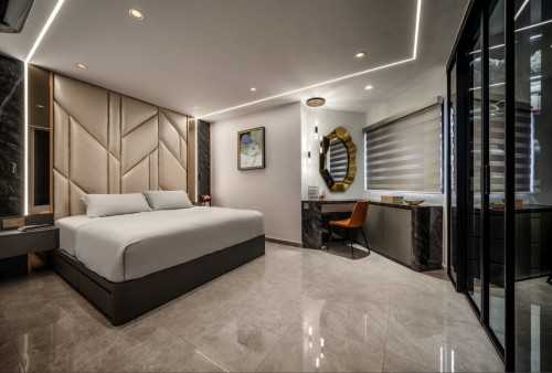 Modern Bedroom at Jalan Membina