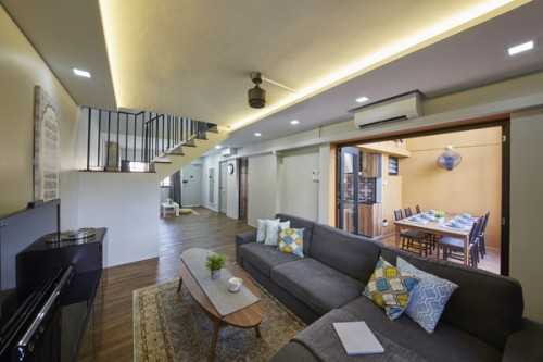 Contemporary Living Room at Yishun Central