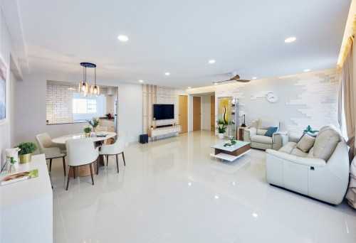 Contemporary Living Room at Jelapang Road