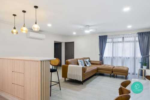 Scandinavian Living Room at Sengkang 200