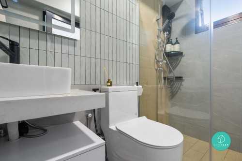 Scandinavian Bathroom at Sengkang 200