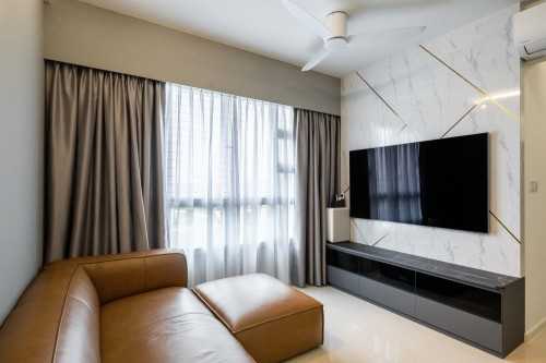 Contemporary Living Room at Geylang | Dakota Breeze