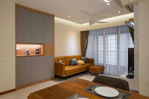 Modern Living Room at Tampines | Tampines Trillant