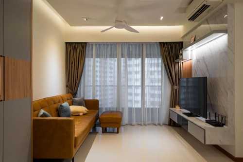 Modern Living Room at Tampines | Tampines Trillant