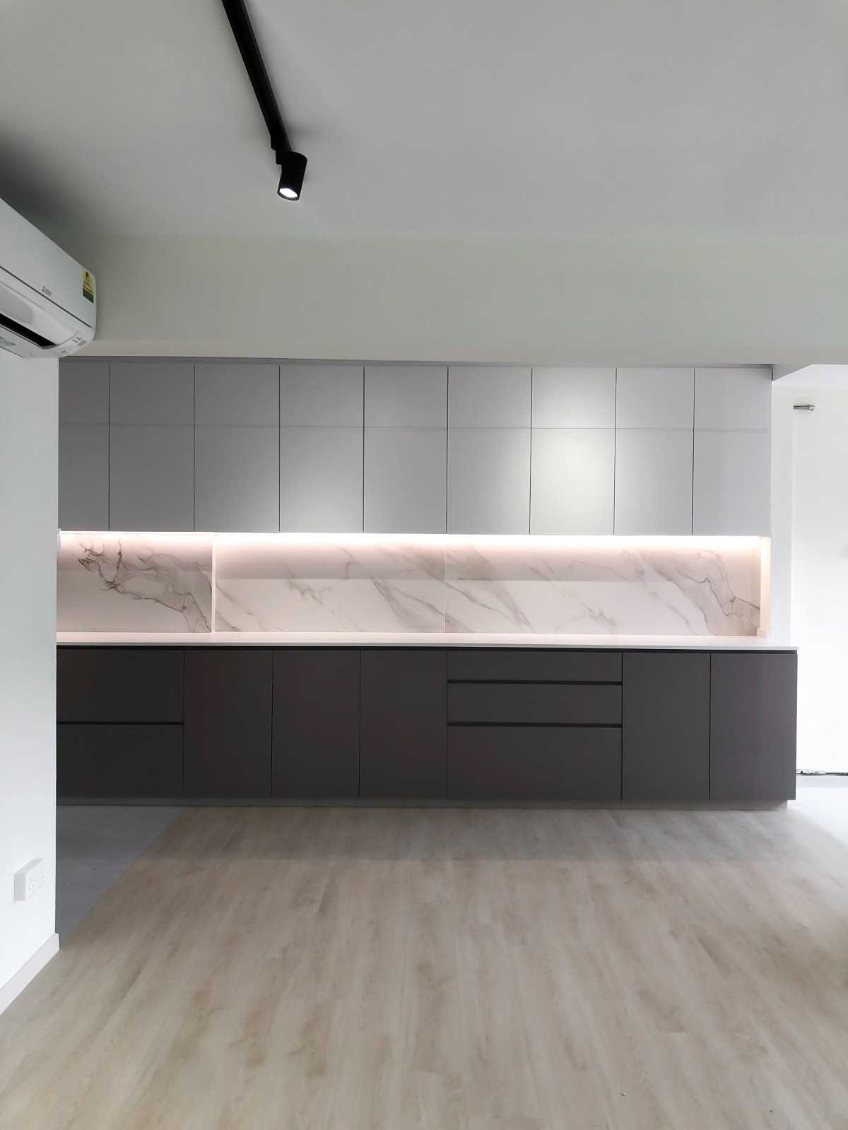 Scandinavian Kitchen with Kitchen Window and Kitchen Accessories