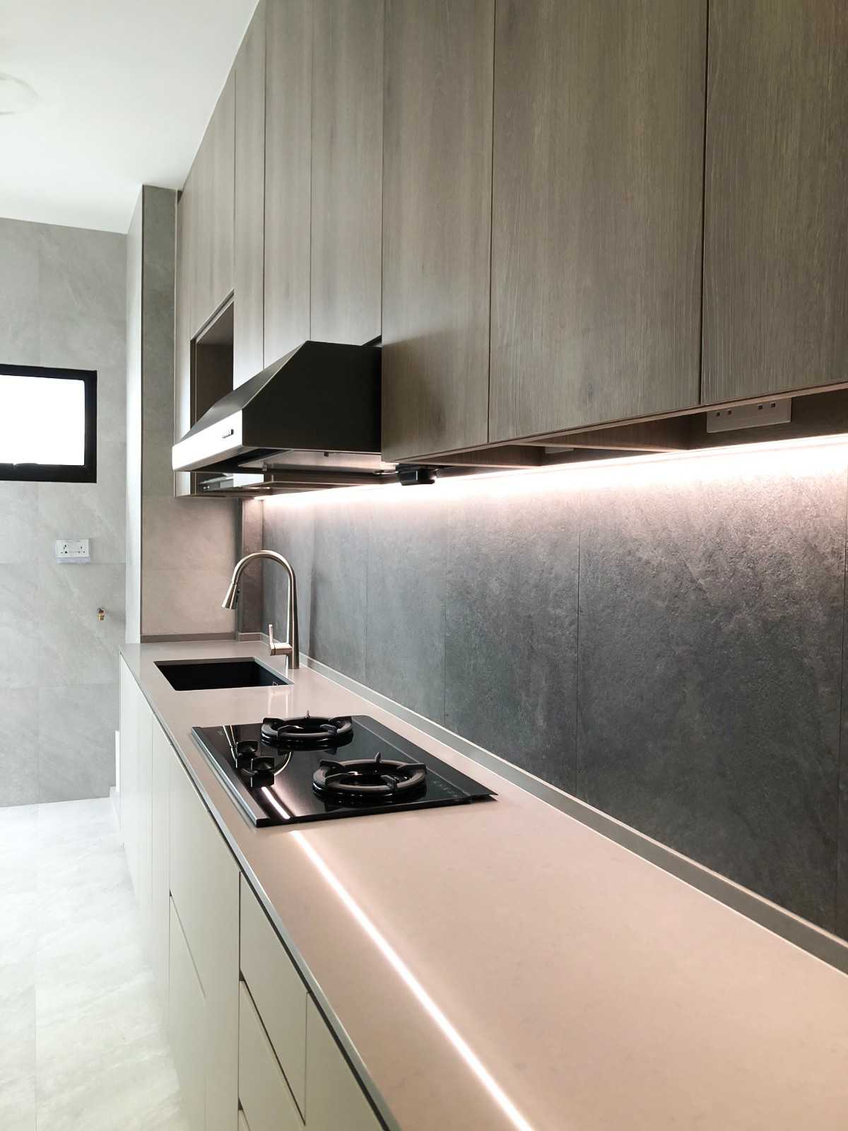 Scandinavian Kitchen with Kitchen Window and Kitchen Accessories