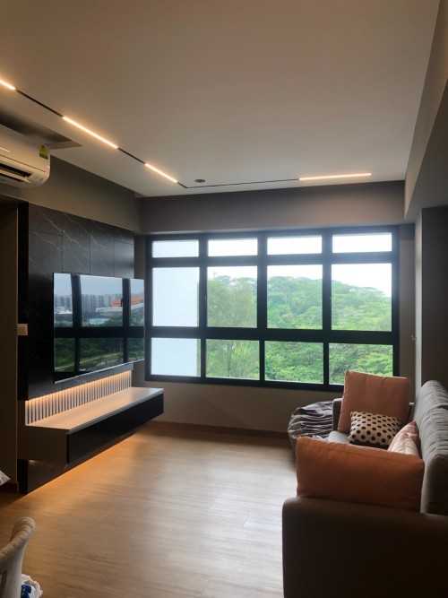 Modern Living Room at Northshore Edge