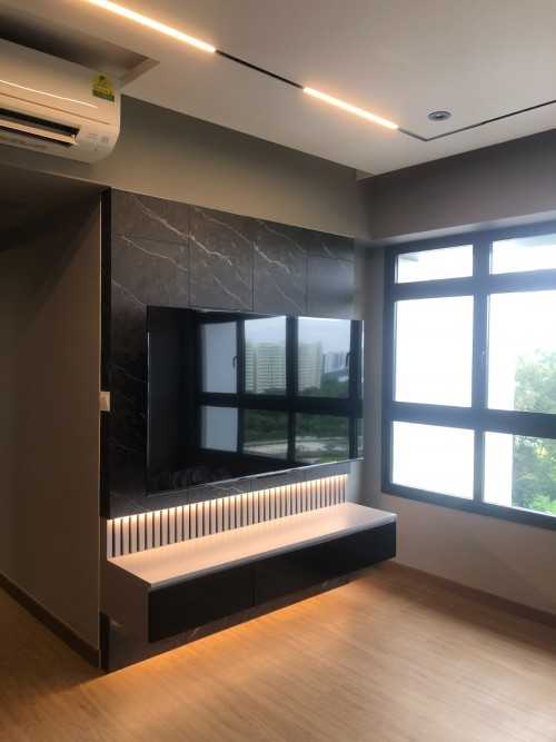 Modern Living Room at Northshore Edge